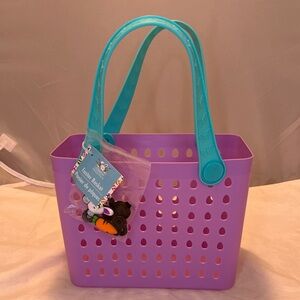Mini Bog Bag Easter Basket Perforated Tote Bag